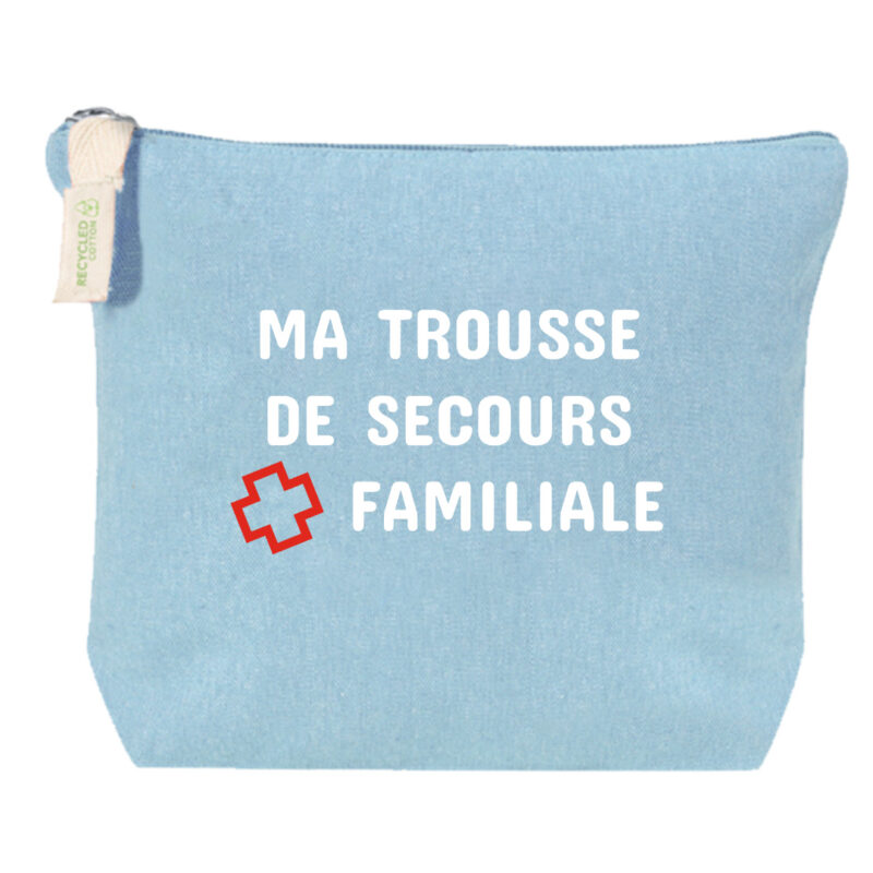 Ma trousse de secours familiale (bleue)